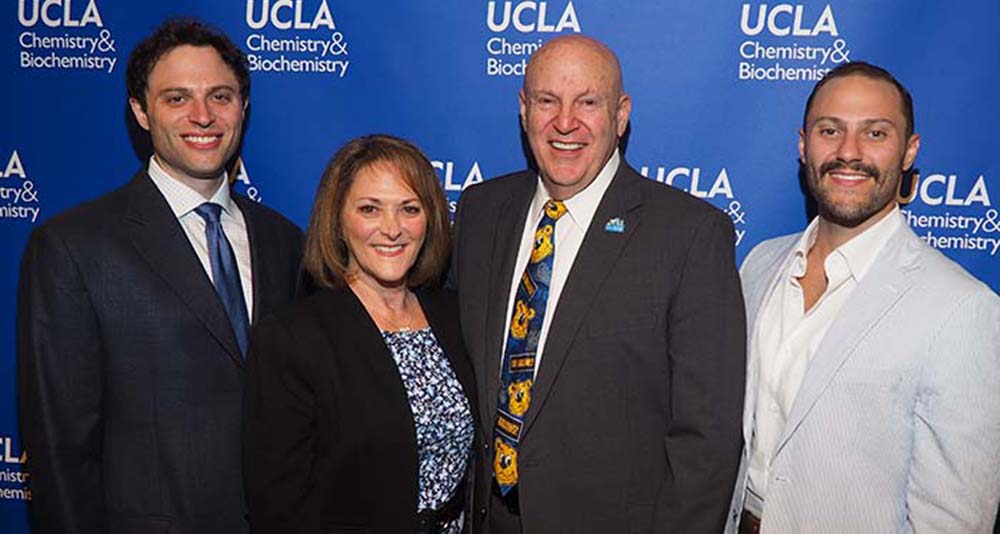 Nancy and Larry Davis with their sons, Spenser Davis (left) and Eric Davis (right)