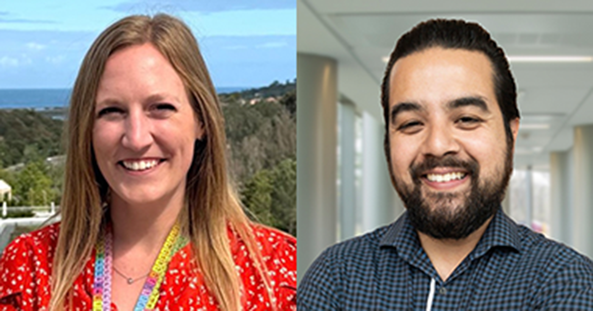 Dr. Joyann Donaldson (Ph.D. ‘19) and Dr. Jesus Moreno (Ph.D. ‘17)